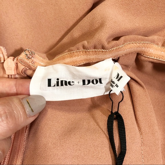 NWT Line & Dot Lopez Off Shoulder Mini Dress - Picture 6 of 11